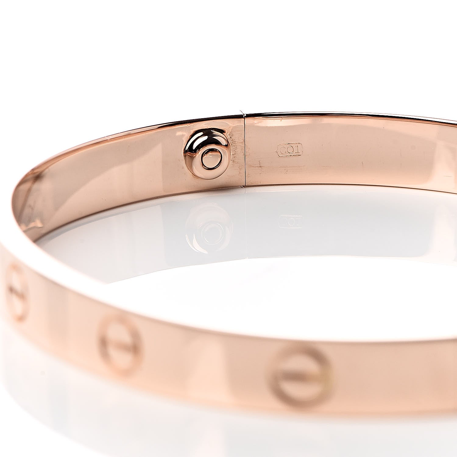 Cartier 18K Pink Gold LOVE Bracelet 18 6 of 6