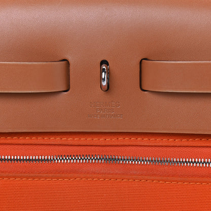Hermes Toile Vache Hunter Herbag Zip 31 PM Orange 7 of 13
