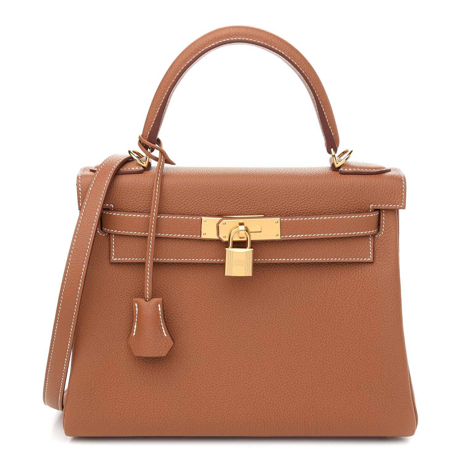 Hermes Togo Kelly Retourne 28 Gold 1 of 12