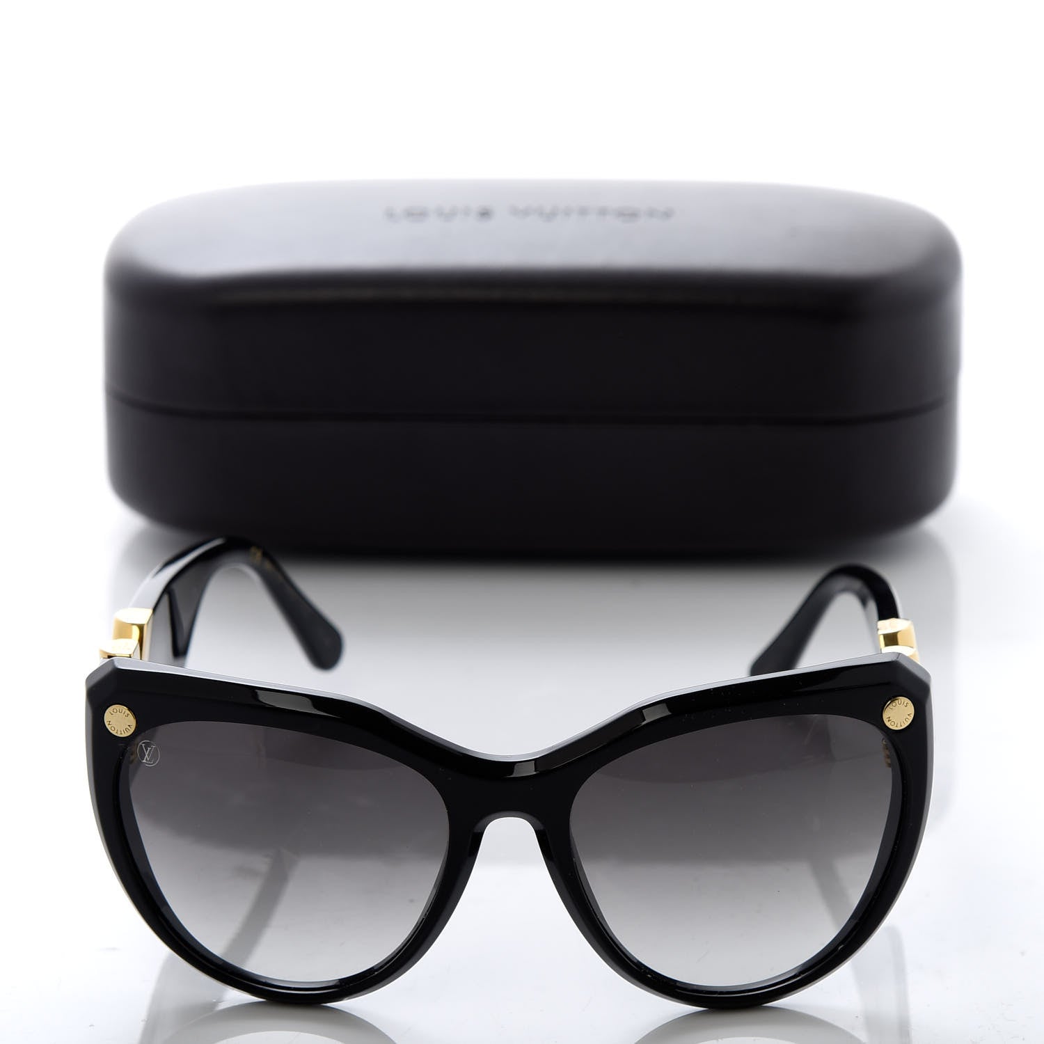 Louis Vuitton Acetate My Fair Lady Sunglasses Z0902W Black 9 of 9