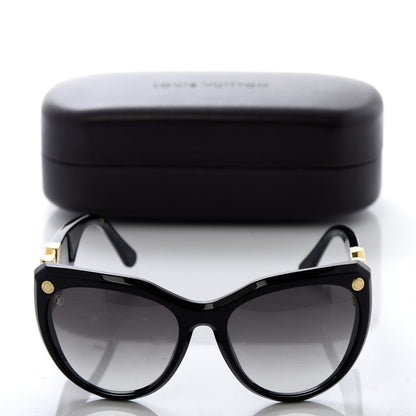Louis Vuitton Acetate My Fair Lady Sunglasses Z0902W Black 9 of 9