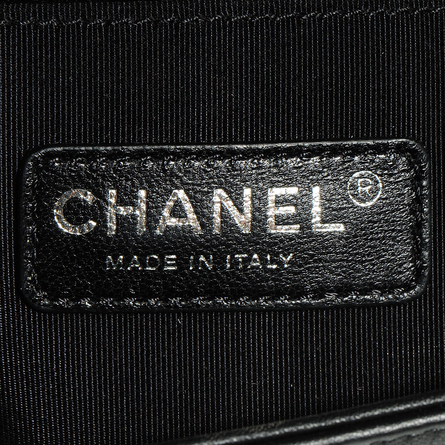 Chanel Embossed Leather Cordoba Small Boy Flap Black 7 of 8