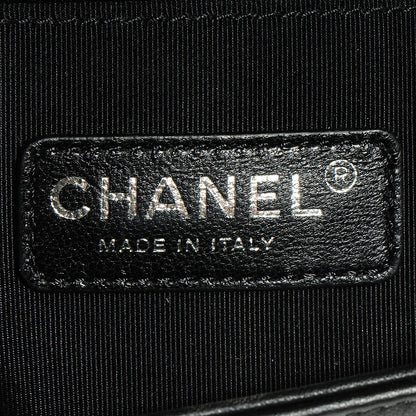 Chanel Embossed Leather Cordoba Small Boy Flap Black 7 of 8