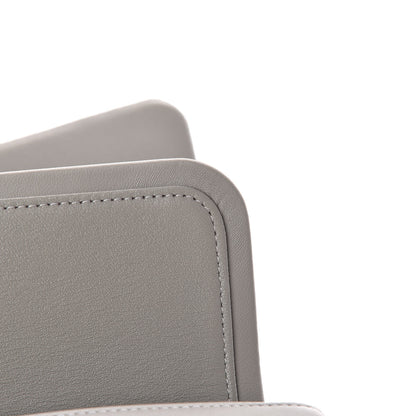 Chanel Lambskin Quilted Medium Double Flap Grey 18 of 21