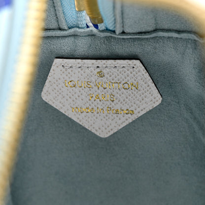 Louis Vuitton Monogram Giant Hawaii Beach Pouch Blue 6 of 10