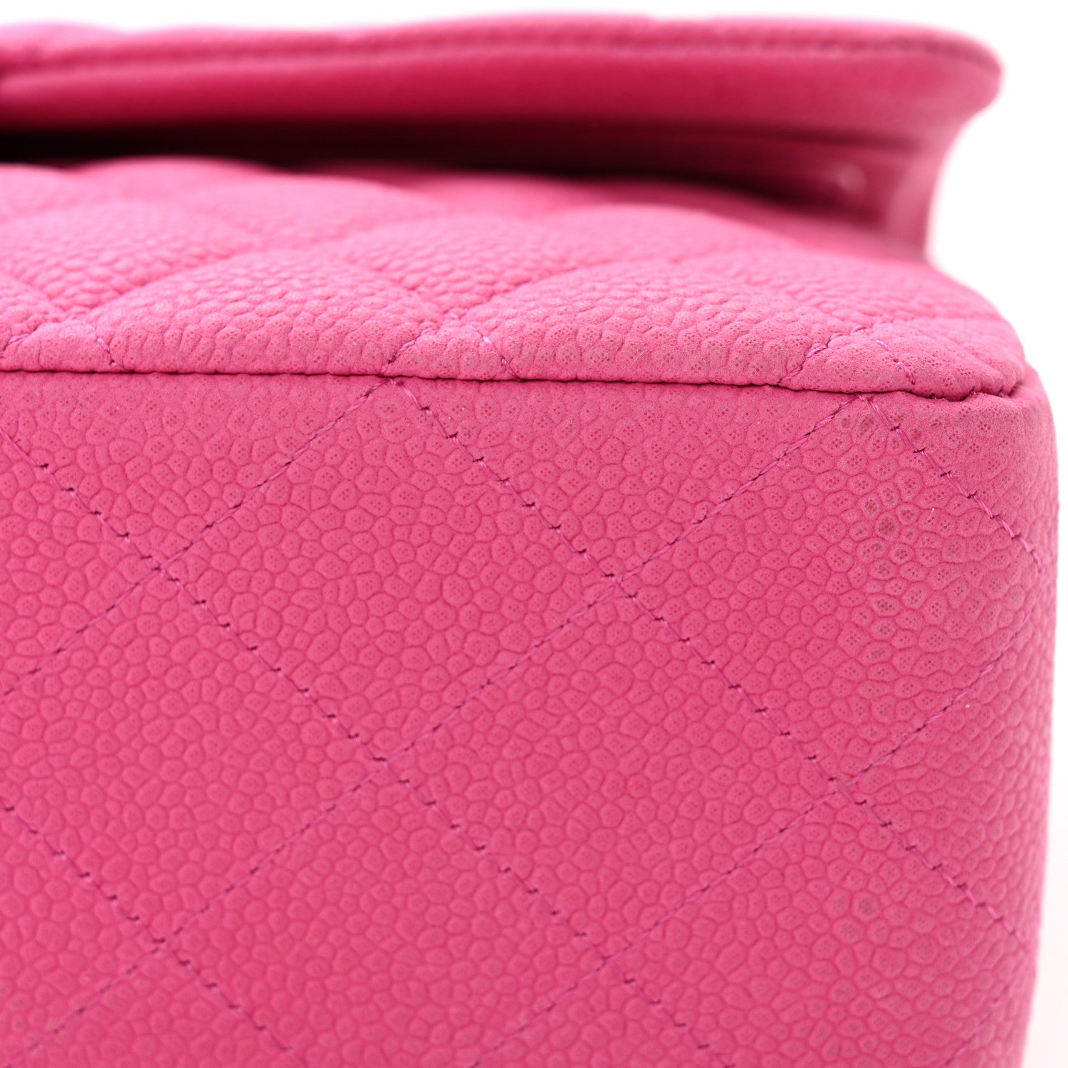 Chanel Iridescent Caviar Quilted Medium Double Flap Pink 11 of 13