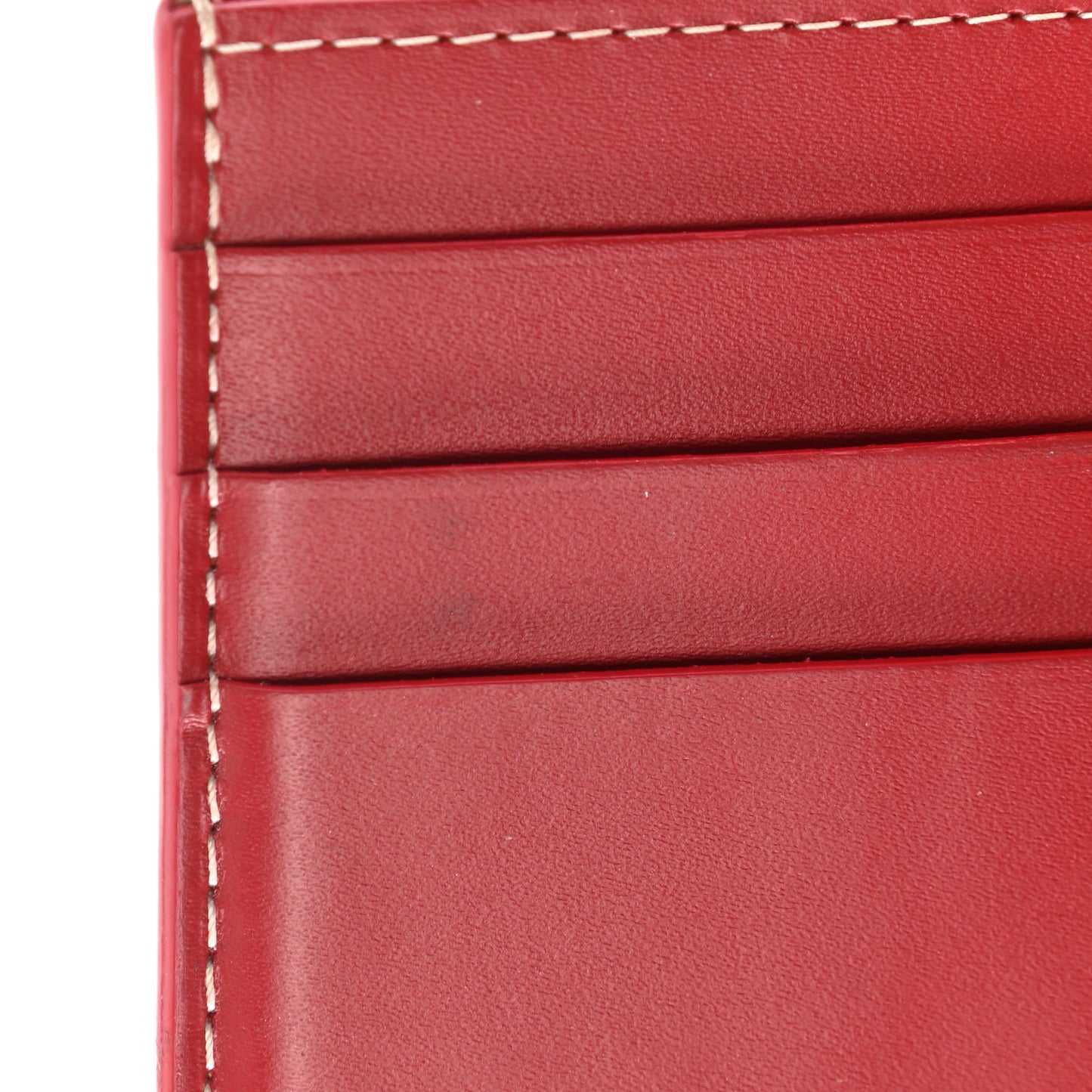 Goyardine Saint Pierre Card Holder Red