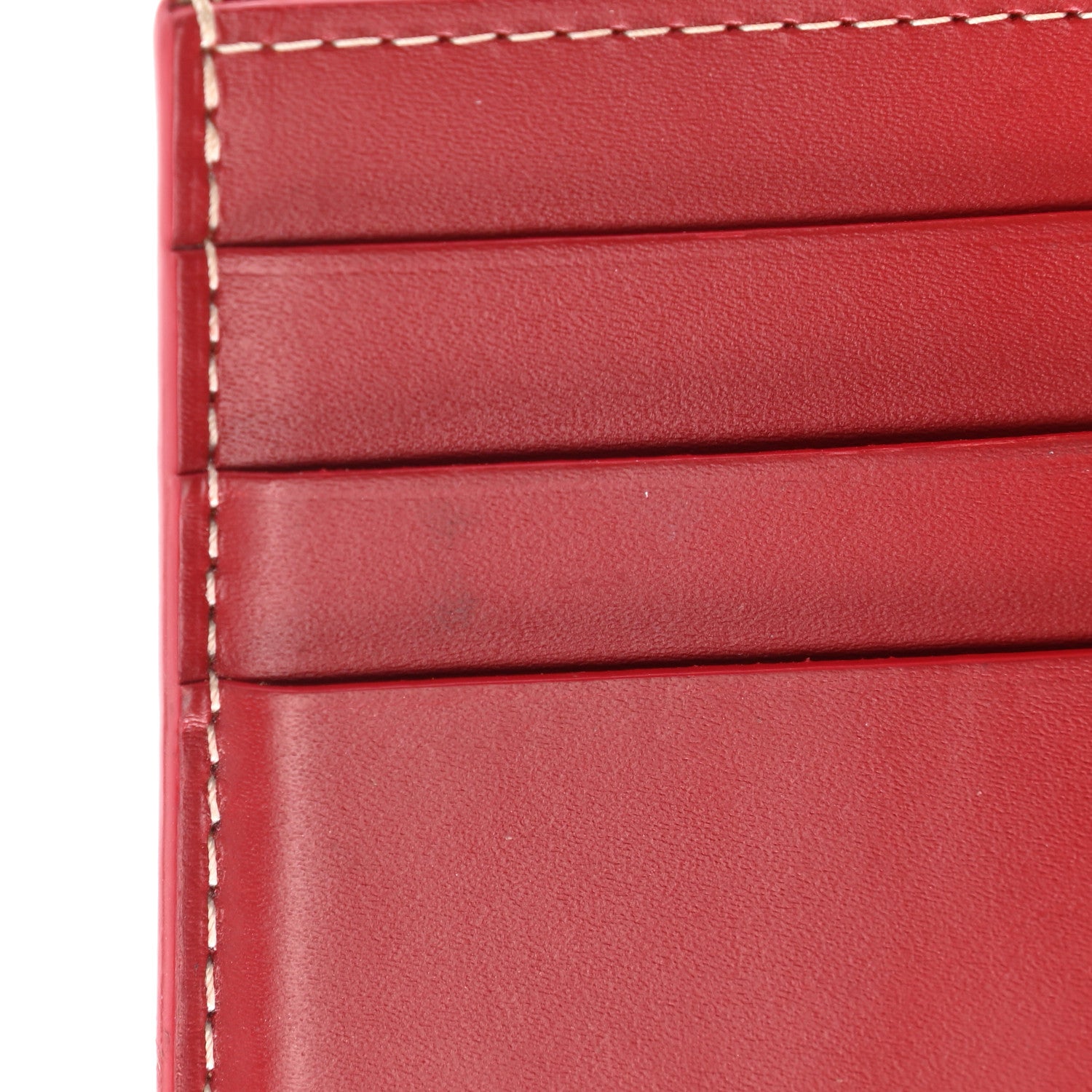Goyard Goyardine Saint Pierre Card Holder Red 8 of 9