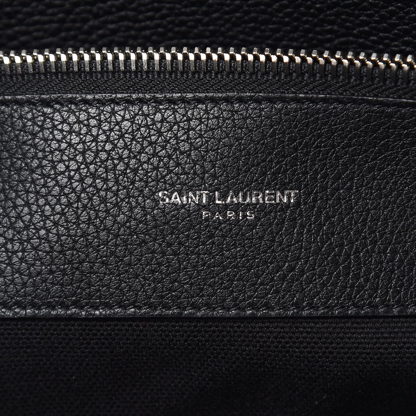 Grained Calfskin Small Supple Sac De Jour Black