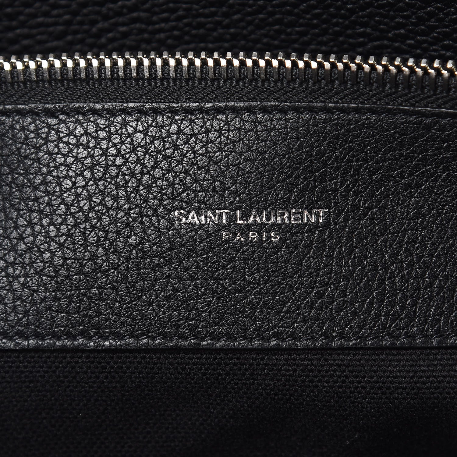 Saint Laurent Grained Calfskin Small Supple Sac De Jour Black 7 of 10