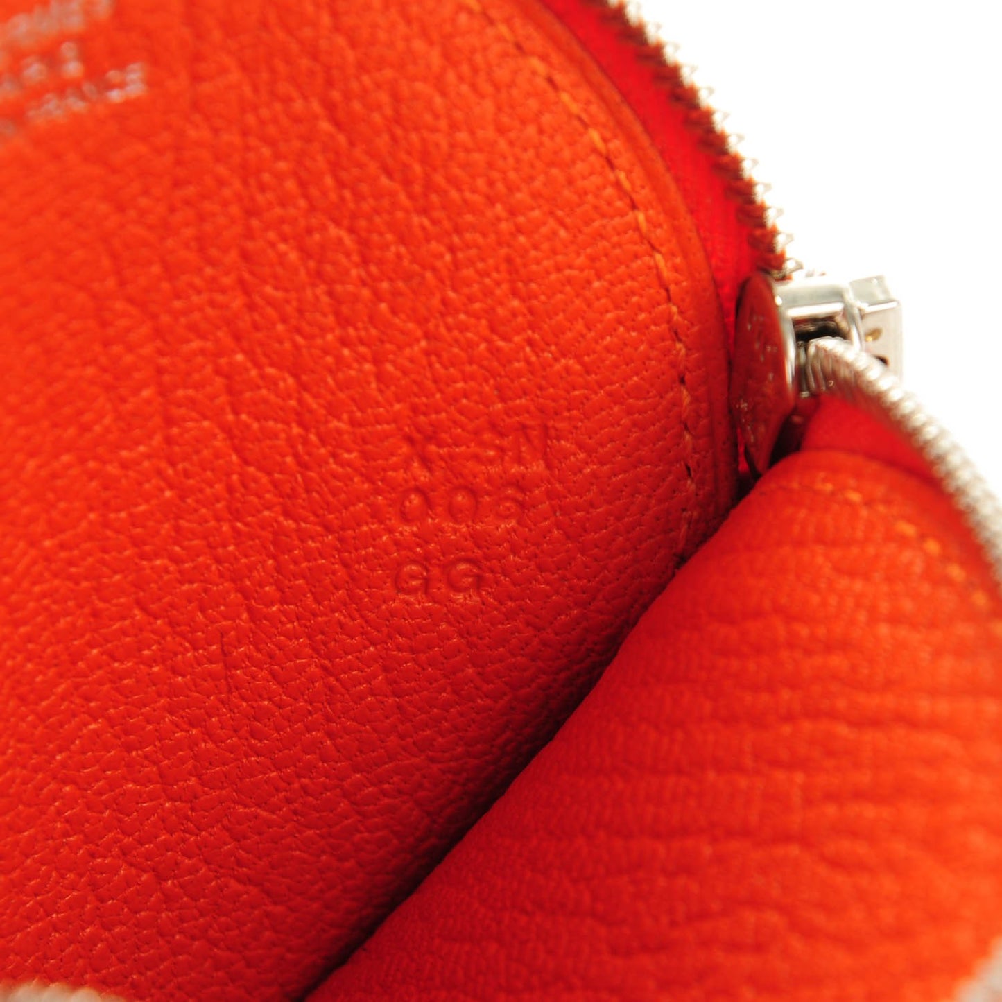 Chevre Mysore Tutti Frutti Orange Coin Purse Charm Feu Canopee