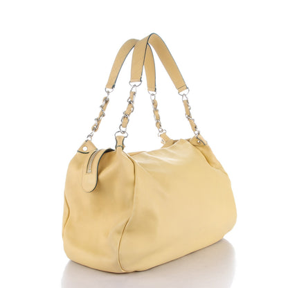 Chanel Lambskin Edgy Large Hobo Beige 3 of 12