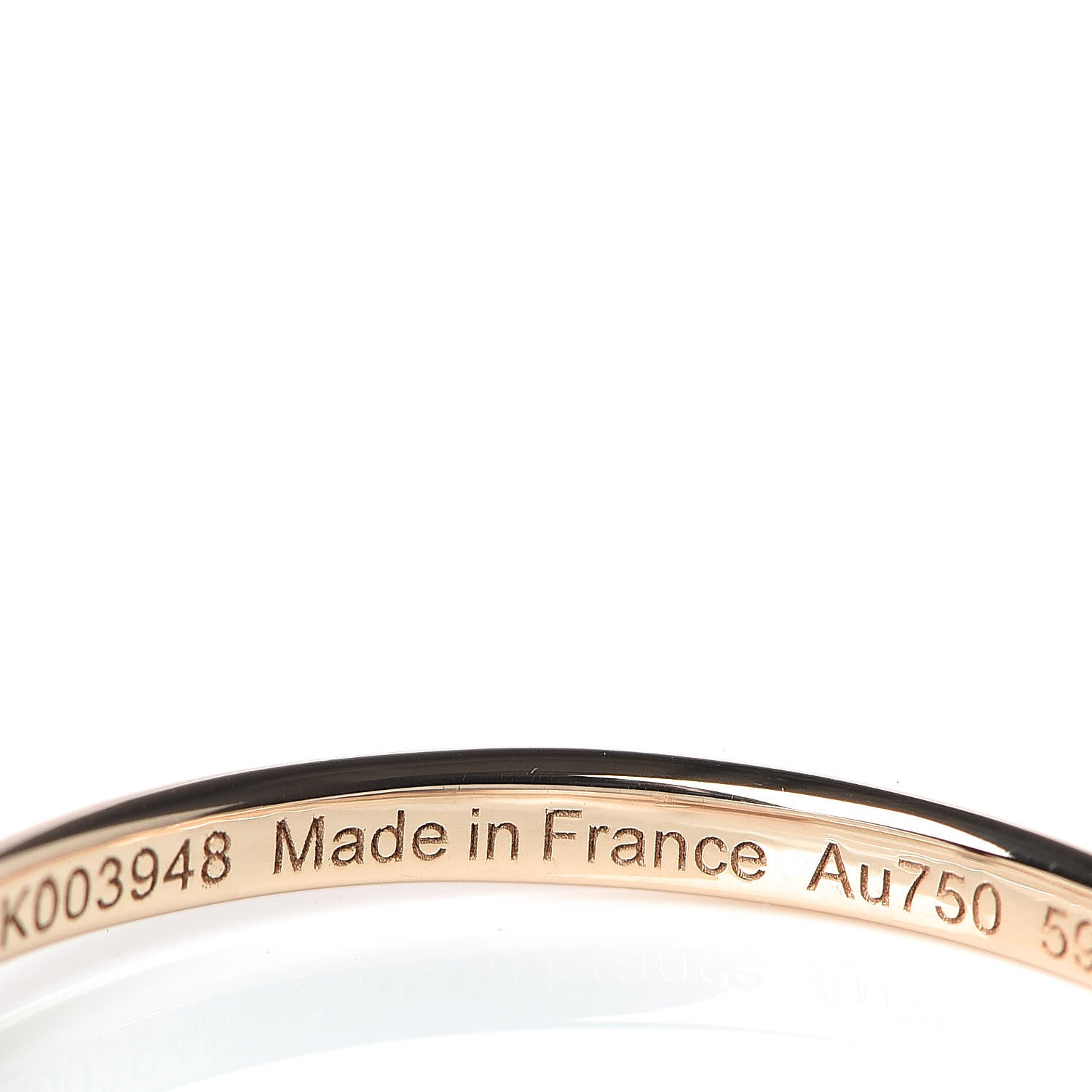 Hermes 18K Rose Gold Diamond Chaine d'Ancre Punk Ring 59 8.75 5 of 7