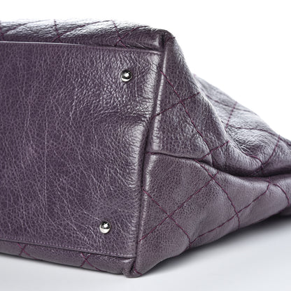 Chanel Glazed Calfskin Large On The Road Tote Purple 11 of 16