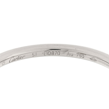 Cartier 18K White Gold Juste Un Clou Ring 51 5.75 4 of 4