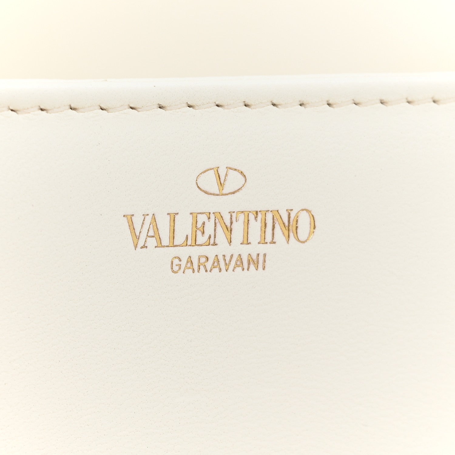 Valentino Garavani Nappa Small One Stud Top Handle Bag Ivory 6 of 9