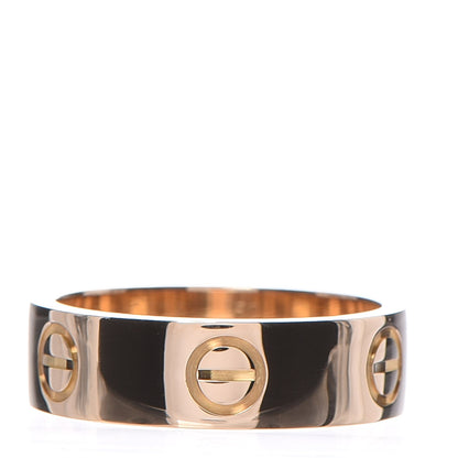 Cartier 18K Yellow Gold 5.5mm LOVE Ring 52 6 3 of 5