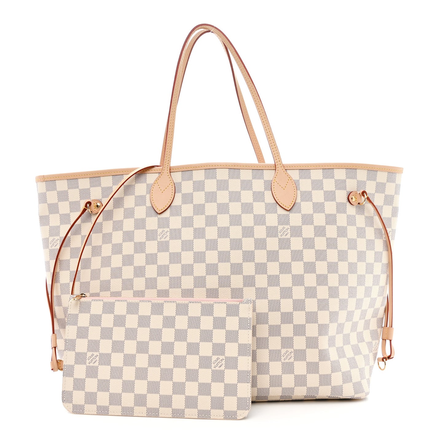 Damier Azur Neo Neverfull GM Rose Ballerine