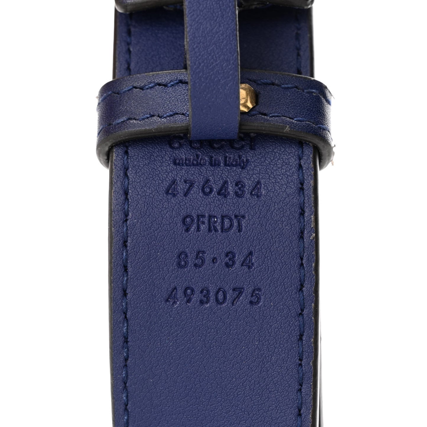 Velvet Matelasse GG Marmont Belt Bag 85 34 Cobalt Blue
