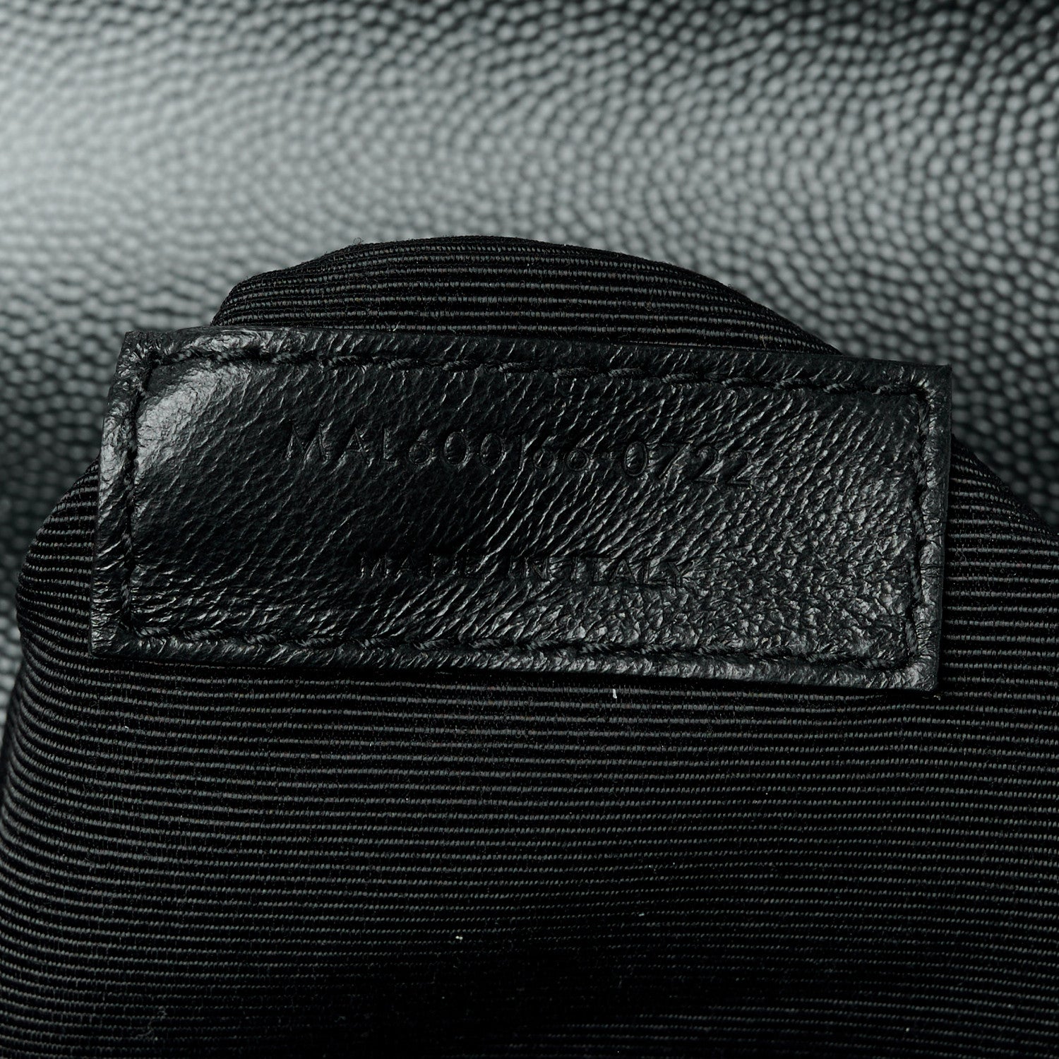 Saint Laurent Grain De Poudre Textured Mixed Matelasse Large Triquilt Monogram Monochrome Satchel Black 8 of 11