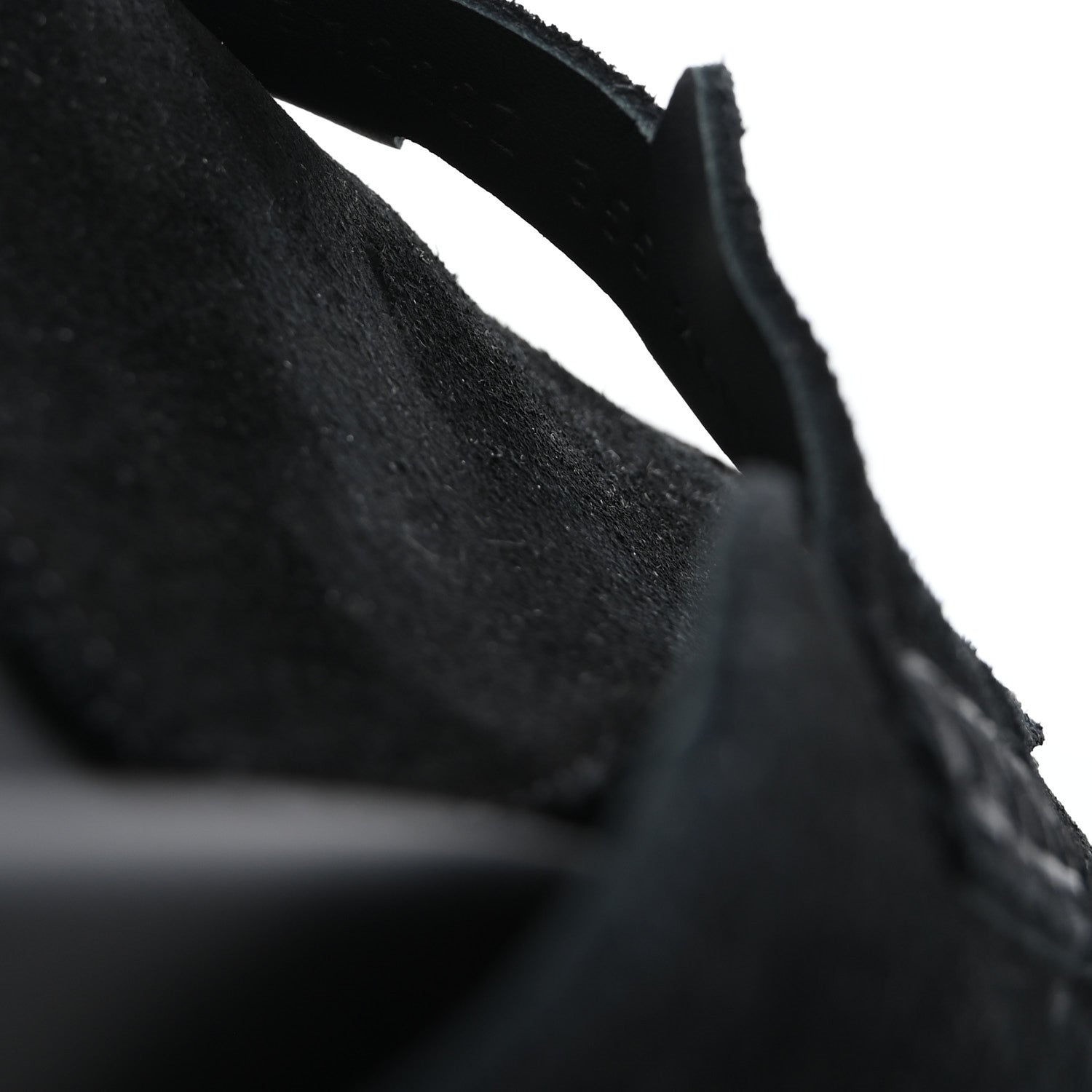 Hermes Suede Calfskin Go Mules 35.5 Black 9 of 13