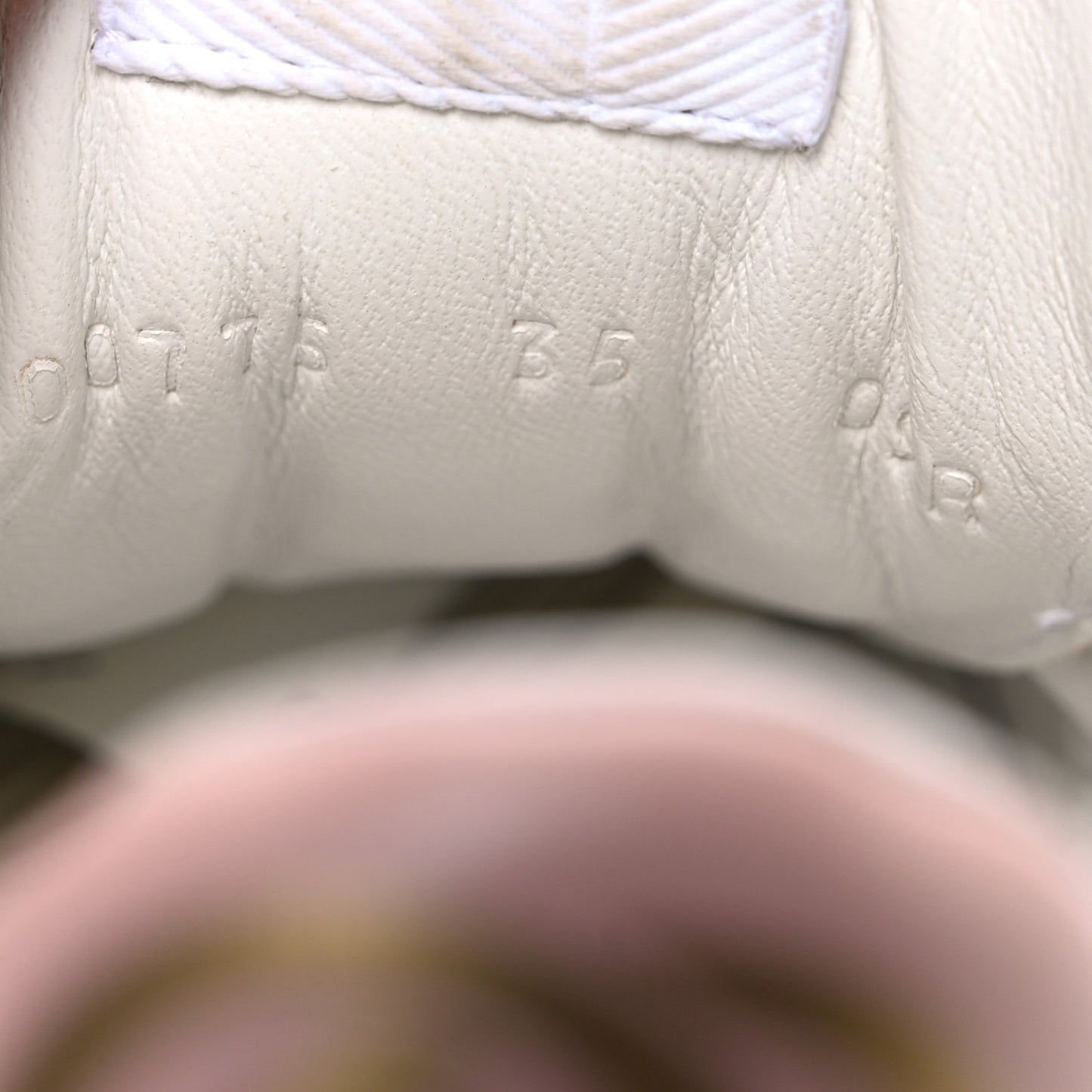 Calfskin GG Tennis Embossed Womens Platform 55mm Sneakers 35 Powder Pink