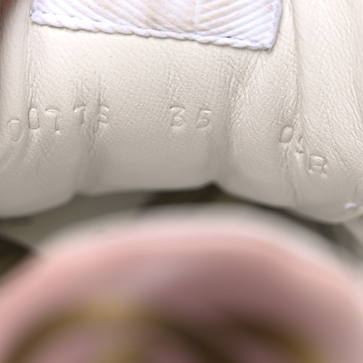 Gucci Calfskin GG Tennis Embossed Womens Platform 55mm Sneakers 35 Powder Pink 9 of 10
