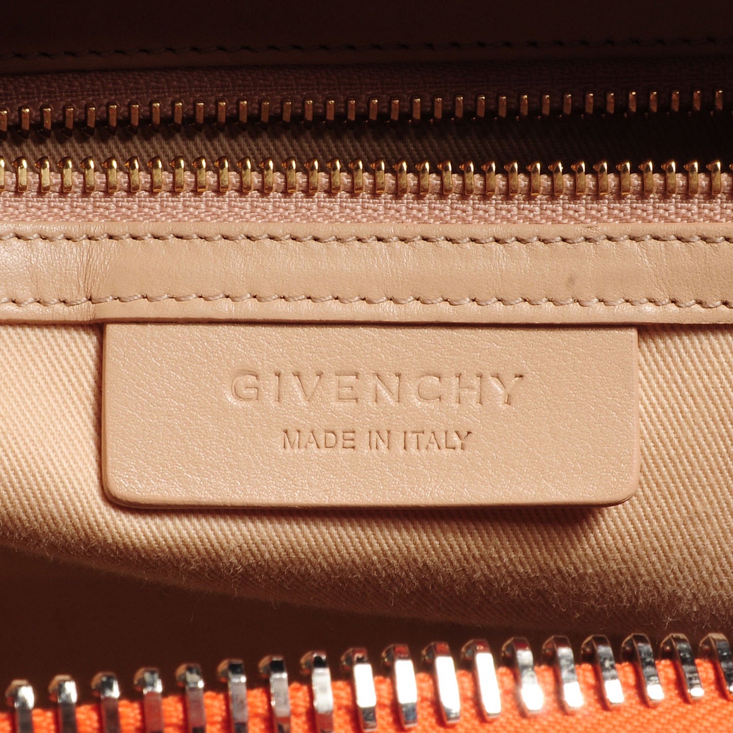 Shiny Lord Leather Medium Antigona Orange