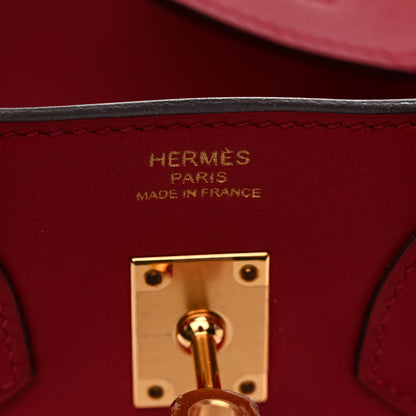 Hermes Swift Birkin 25 Rouge Casaque 6 of 12