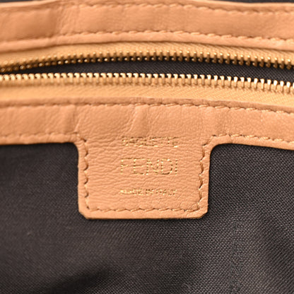 Fendi Nappa FF 1974 Embossed Baguette Miele Scuro 6 of 15