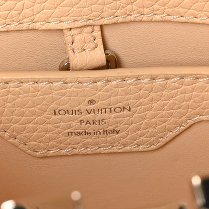 Louis Vuitton Taurillon Mechanical Flowers Capucines BB Dune 6 of 9