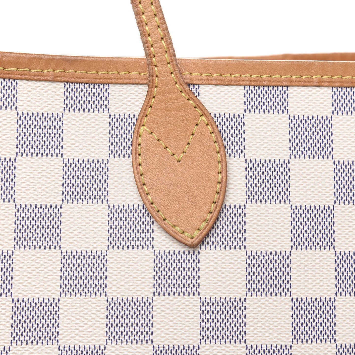 Damier Azur Neo Neverfull MM Rose Ballerine