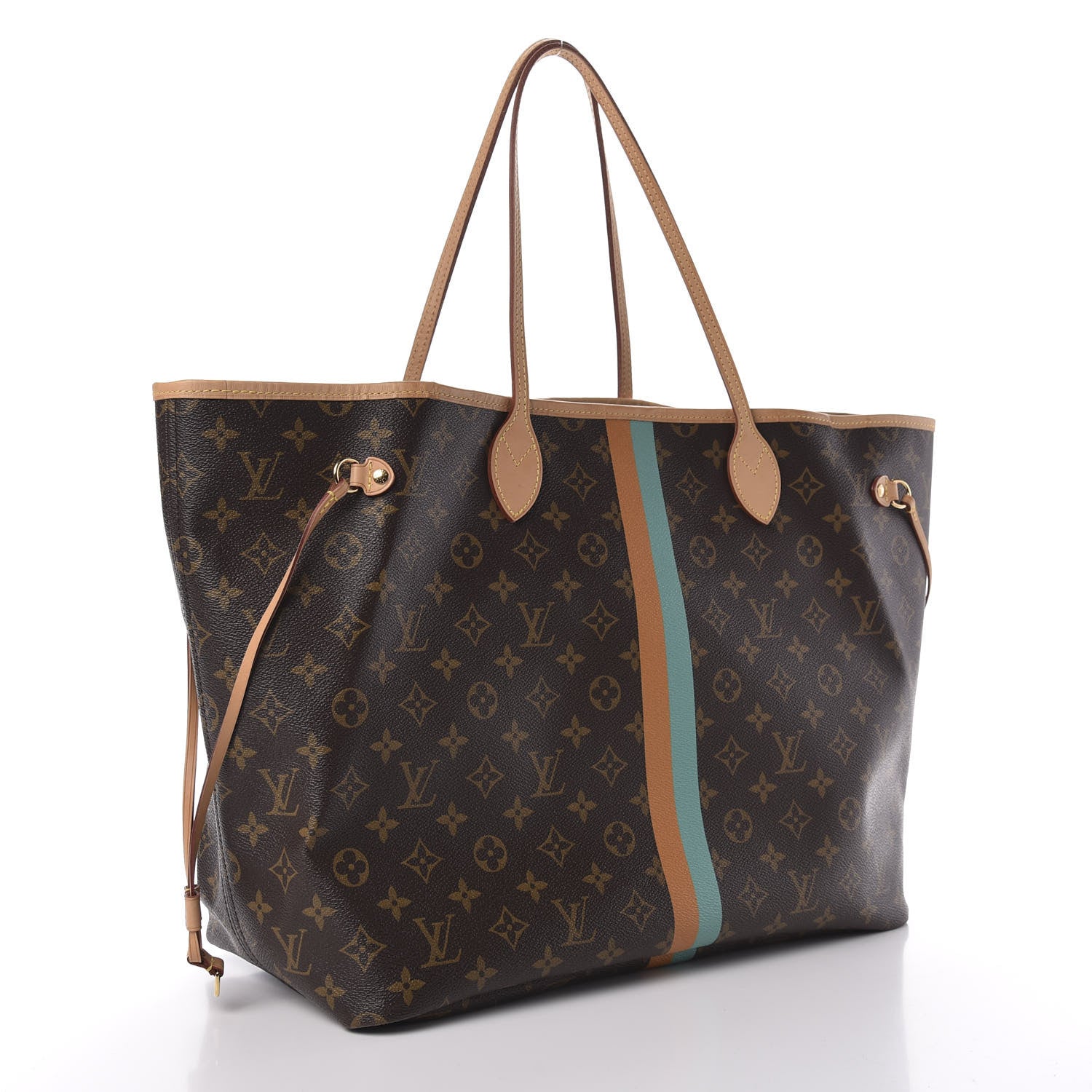 Louis Vuitton Monogram My LV Heritage Neverfull GM Vert Clair Orange 3 of 9
