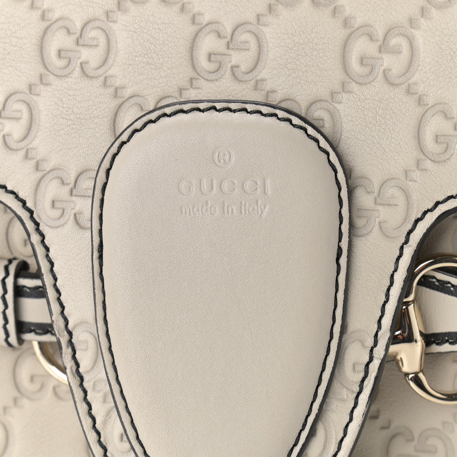 Gucci Guccissima Signature Medium Emily Hobo Mystic White 11 of 11