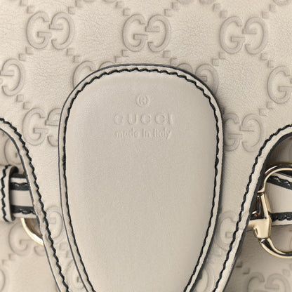 Gucci Guccissima Signature Medium Emily Hobo Mystic White 11 of 11