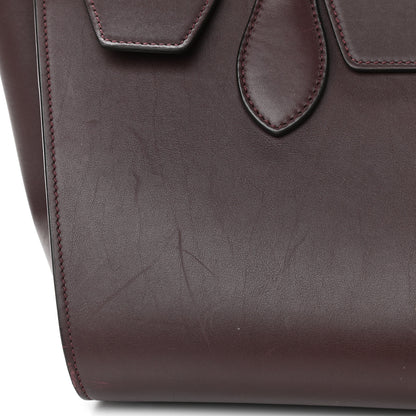 Celine Smooth Calfskin Small Tie Knot Tote Burgundy 12 of 18