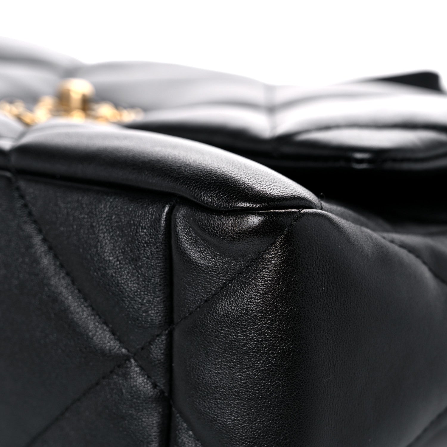 Chanel Lambskin Quilted Large Chanel 19 Flap Black 9 of 14