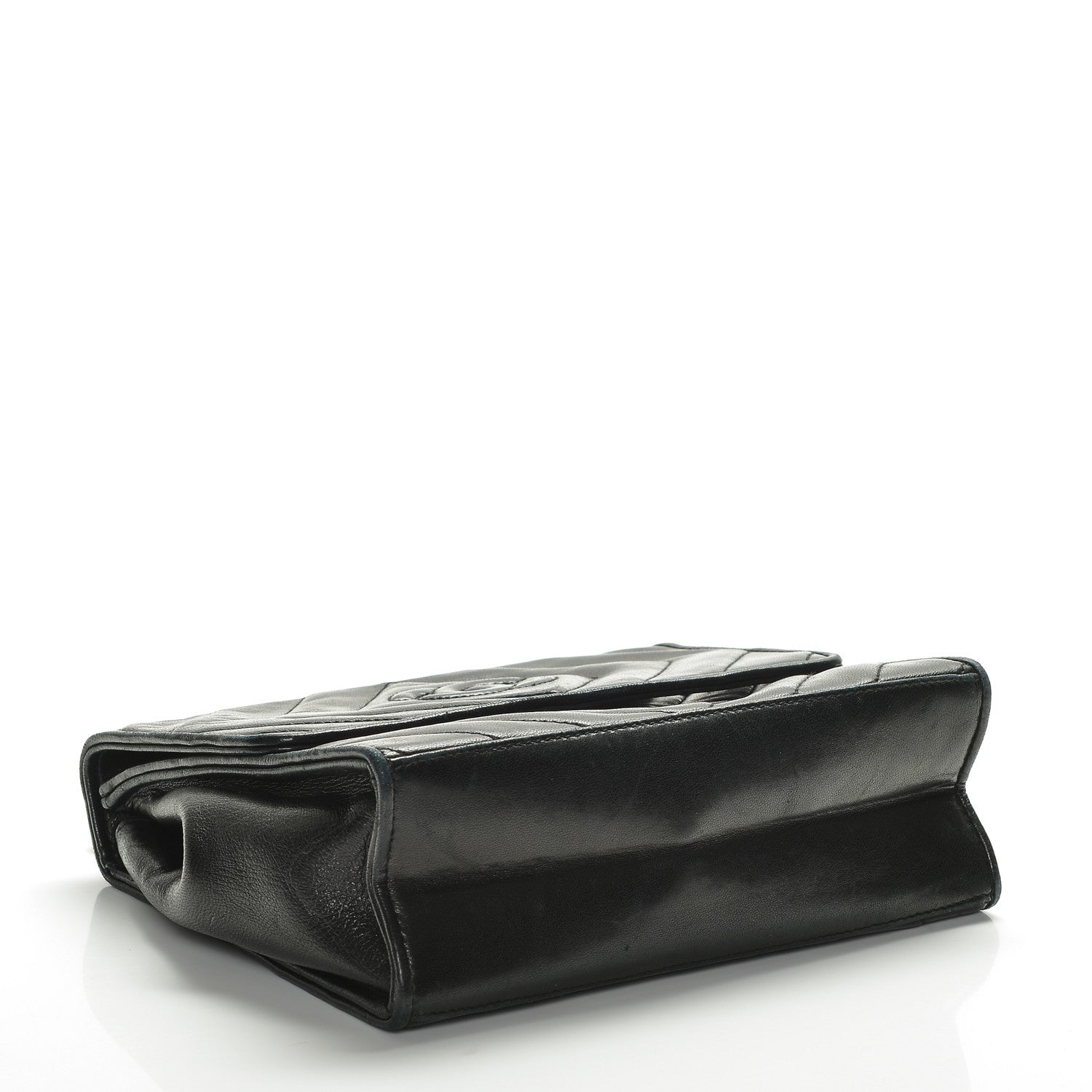 Chanel Lambskin Chevron Quilted Mini Flap Black 4 of 8
