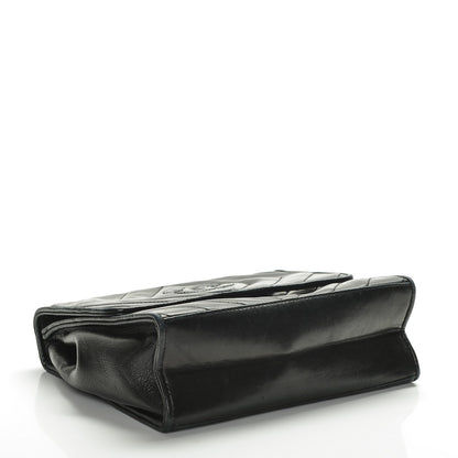 Chanel Lambskin Chevron Quilted Mini Flap Black 4 of 8
