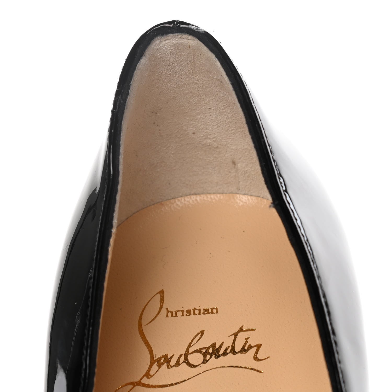 Christian Louboutin Patent Decollete 554 85 Pumps 39 Black 888600