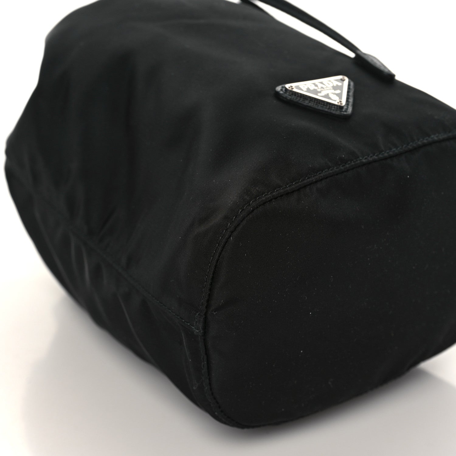 Prada Nylon Vela Drawstring Pouch Black 8 of 9