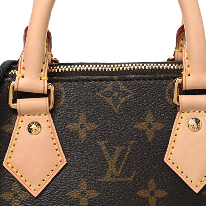 Louis Vuitton Monogram Speedy Bandouliere 20 Black 7 of 9