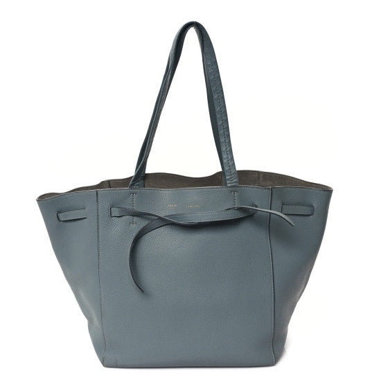 Soft Grained Calfskin Small Belt Cabas Phantom Storm