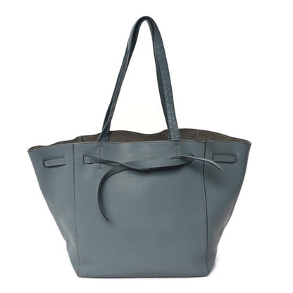 Celine Soft Grained Calfskin Small Belt Cabas Phantom Storm 1 of 13