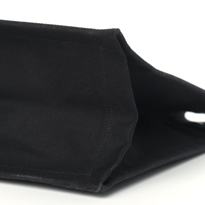 Saint Laurent Linen Calfskin Rive Gauche Tote Black 9 of 14