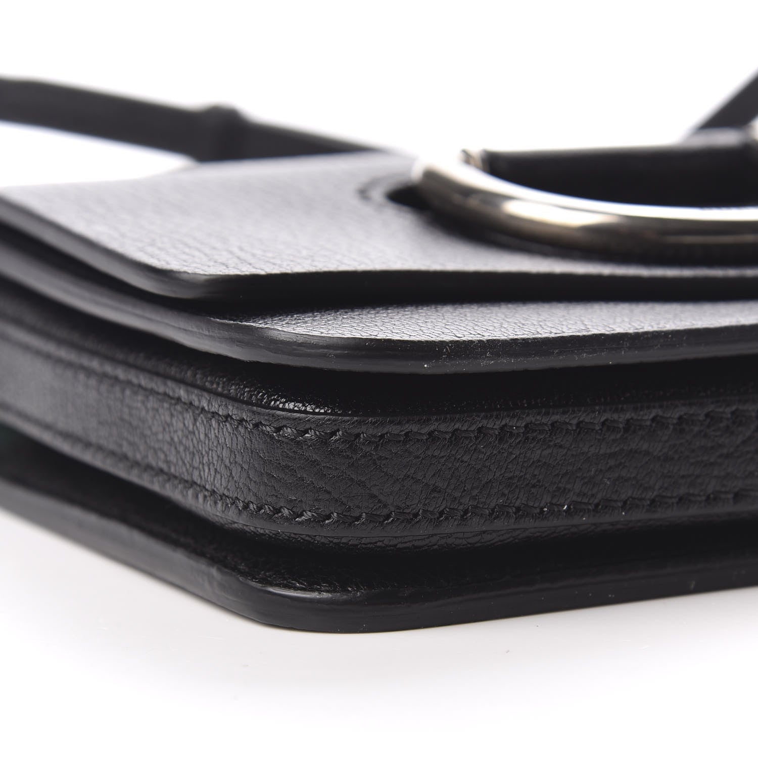 Burberry Goatskin Mini D-Ring Bag Black 5 of 9