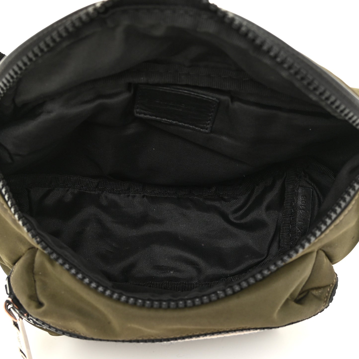 Nylon Logo Belt Bag Khaki
