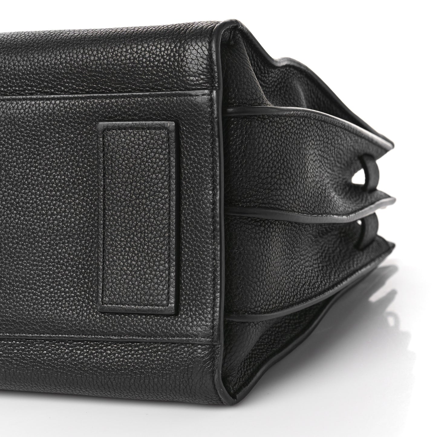 Grained Calfskin Small Supple Sac De Jour Black