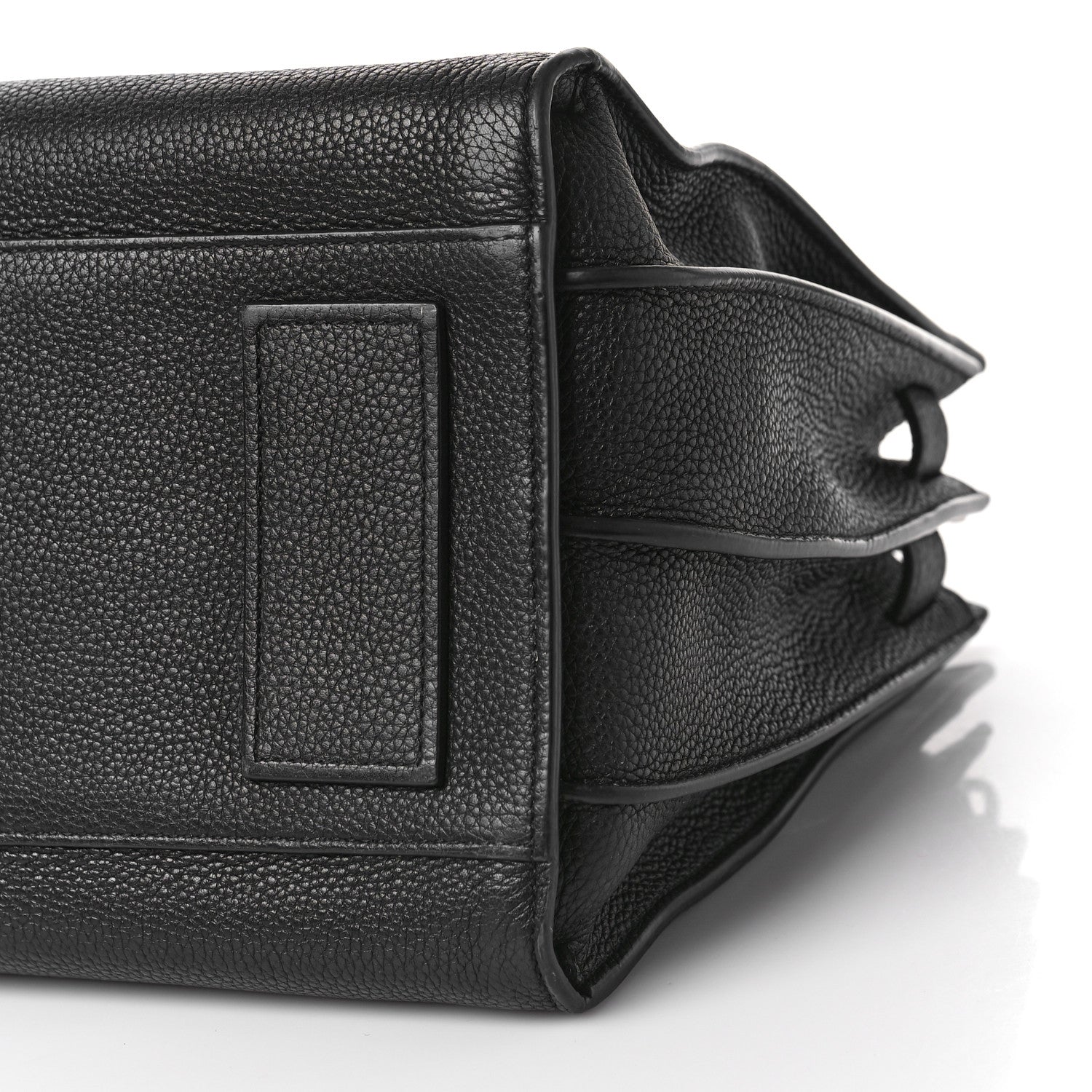 Saint Laurent Grained Calfskin Small Supple Sac De Jour Black 9 of 13
