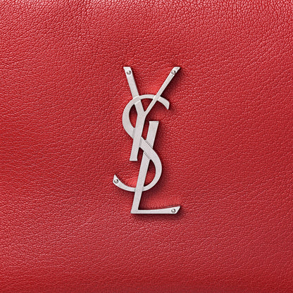 Saint Laurent Lambskin Monogram Lou Camera Bag Eros Red 10 of 10